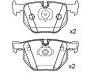 브레이크 패드 Brake Pad Set:34 21 6 761 285