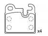 브레이크 패드 Brake Pad Set:34 21 1 150 556