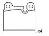 Brake Pad Set:34 21 1 159 269