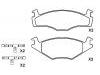 Pastillas de freno Brake Pad Set:191 698 151 B