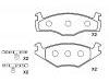 ブレーキパッド Brake Pad Set:867 698 151