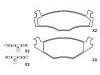 브레이크 패드 Brake Pad Set:171 698 151 F