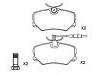 Brake Pad Set:4250.55