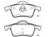 Bremsbelagsatz, Scheibenbremse Brake Pad Set:272 399