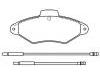 Bremsbelagsatz, Scheibenbremse Brake Pad Set:95 667 786