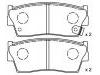 тормозная кладка Brake Pad Set:55200-60810