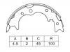 ブレーキシュー Brake Shoe Set:S4653-01260