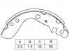 ブレーキシュー Brake Shoe Set:K5534