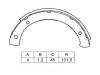 제 동자 Brake Shoe Set:K6615