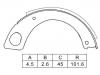 ブレーキシュー Brake Shoe Set:36160-T9325