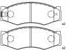 ブレーキパッド Brake Pad Set:41060-03R85