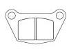 Bremsbelagsatz, Scheibenbremse Brake Pad Set:141346