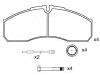 Bremsbelagsatz, Scheibenbremse Brake Pad Set:425 361 01