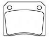 Plaquettes de frein Brake Pad Set:GBP90141