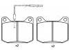 ブレーキパッド Brake Pad Set:001 367 50 00