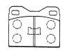 Bremsbelagsatz, Scheibenbremse Brake Pad Set:4248.68