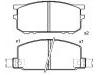 Bremsbelagsatz, Scheibenbremse Brake Pad Set:72519-1110