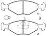 Plaquettes de frein Brake Pad Set:4248.90