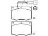 Brake Pad Set:1 619 145