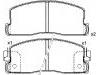 Bremsbelagsatz, Scheibenbremse Brake Pad Set:45022-SA5-670