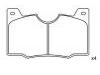 Plaquettes de frein Brake Pad Set:180507