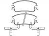 Bremsbelagsatz, Scheibenbremse Brake Pad Set:0060 750 464