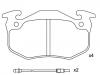 Pastillas de freno Brake Pad Set:77 01 202 213