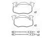 刹车片 Brake Pad Set:4250.91