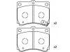 刹车片 Brake Pad Set:F1CZ-2001B