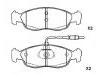 Plaquettes de frein Brake Pad Set:4251.03