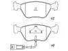 브레이크 패드 Brake Pad Set:6 744 007