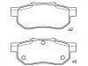 브레이크 패드 Brake Pad Set:43022-SR3-G02