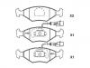 브레이크 패드 Brake Pad Set:9 947 917