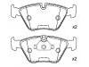 тормозная кладка Brake Pad Set:34 11 6 761 278