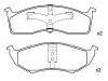 Bremsbelagsatz, Scheibenbremse Brake Pad Set:4 882 106