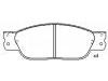 Bremsbelagsatz, Scheibenbremse Brake Pad Set:C2C 15990