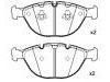 Plaquettes de frein Brake Pad Set:34 11 2 180 420