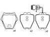 브레이크 패드 Brake Pad Set:4D0 698 151 K