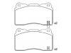 Brake Pad Set:89047725