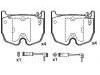 Bremsbelagsatz, Scheibenbremse Brake Pad Set:003 420 53 20