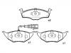 ブレーキパッド Brake Pad Set:8Z0 698 151