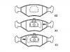 브레이크 패드 Brake Pad Set:7 078 947