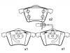 브레이크 패드 Brake Pad Set:1 151 377