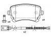 Bremsbelagsatz, Scheibenbremse Brake Pad Set:3D0 698 451