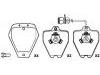 Plaquettes de frein Brake Pad Set:441 698 151 G