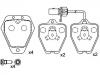 브레이크 패드 Brake Pad Set:4B0 698 151 C