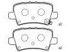 브레이크 패드 Brake Pad Set:43022-SMG-E01