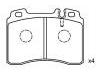 Bremsbelagsatz, Scheibenbremse Brake Pad Set:002 420 37 20