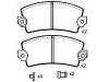 тормозная кладка Brake Pad Set:60 00 039 184