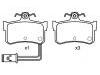 브레이크 패드 Brake Pad Set:43022-SG9-V00